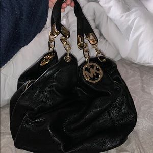 Leather Michael Kors bag